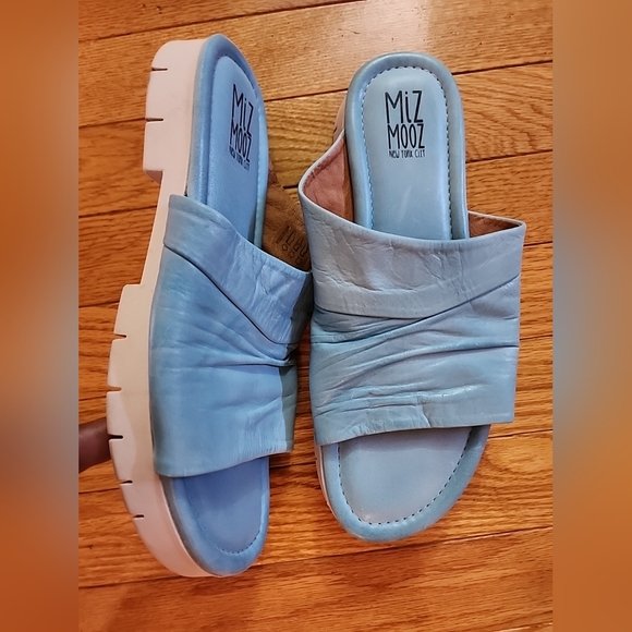 Miz Mooz Claribel Leather Slide Sandal - Picture 3 of 10